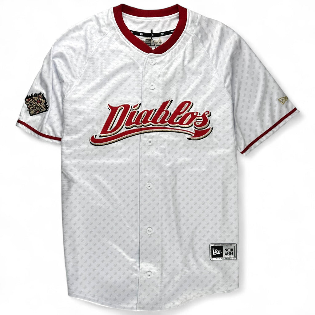 Diablos Rojos del México LMB 100th Anniversary Home Jersey - White