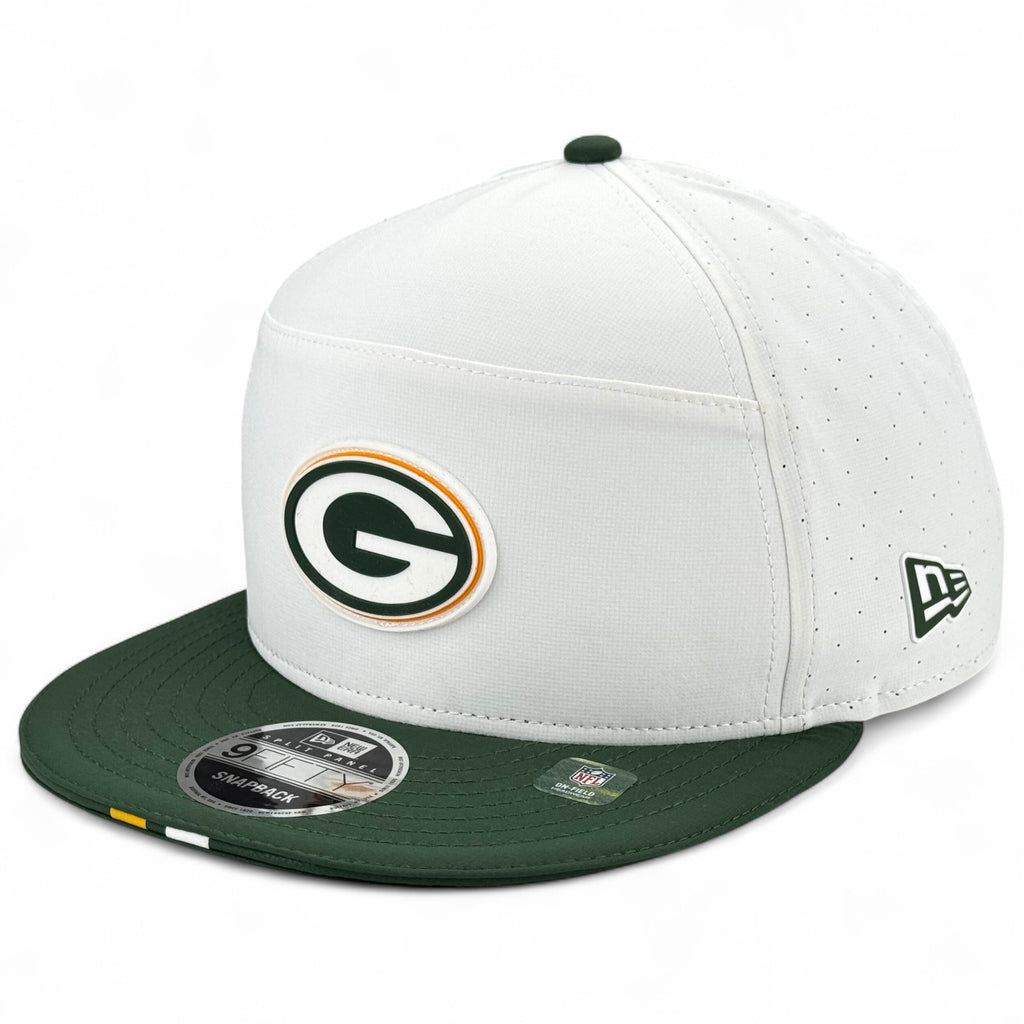 Green Bay Packers Training New Era Split Panel 9FIFTY Snapback