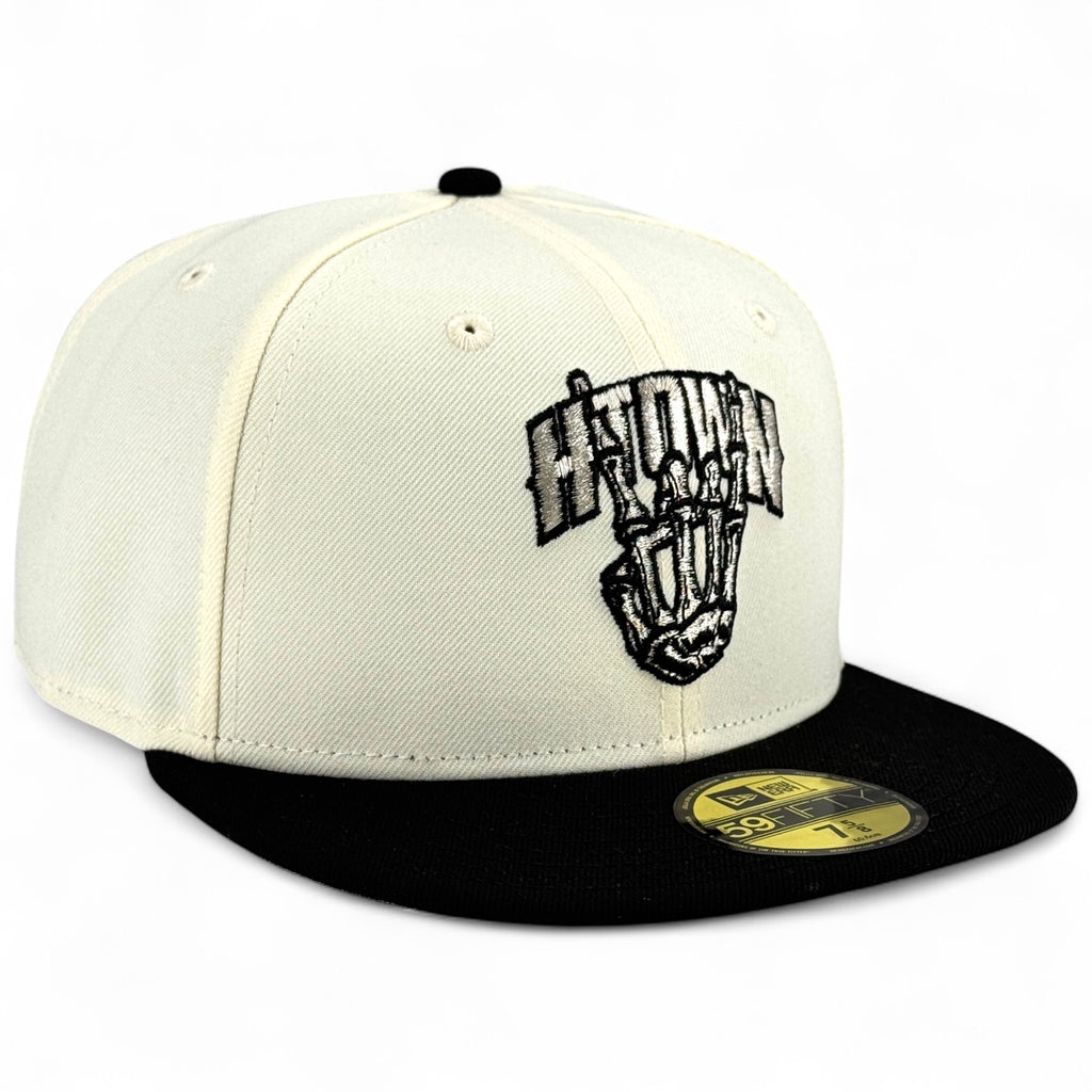 Houston Texans 🕶️ HT-800 🕶️  New Era 59Fifty Fitted Hat - Chrome White / Black
