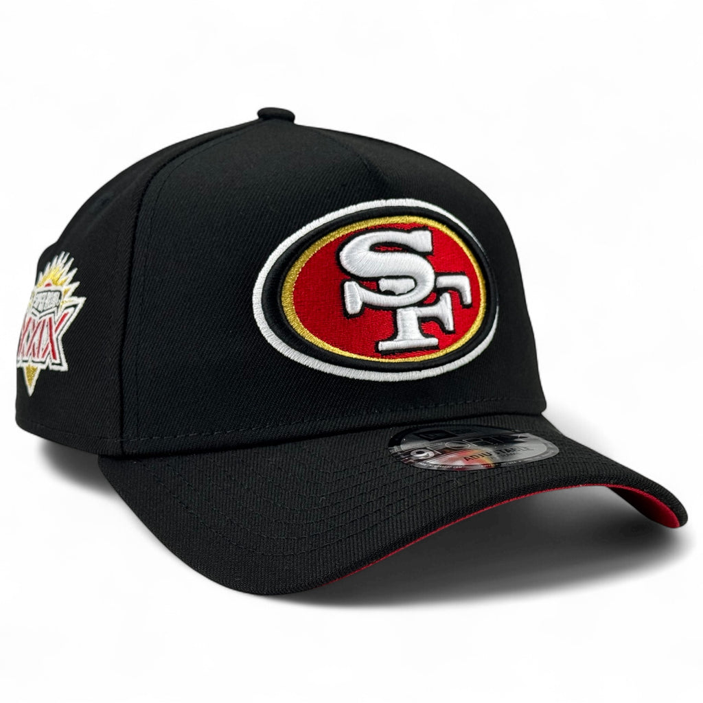 San Francisco 49ers "Super Bowl XXIX" New Era 9Forty A-Frame Snapback Hat - Black