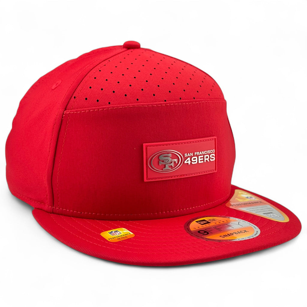 San Francisco 49ers New Era 2025 Sideline Hot Weather 9FIFTY Snapback - Red