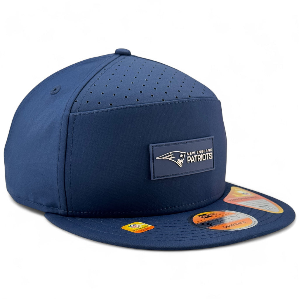 New England Patriots New Era 2025 Sideline Hot Weather Split Panel 9FIFTY Snapback