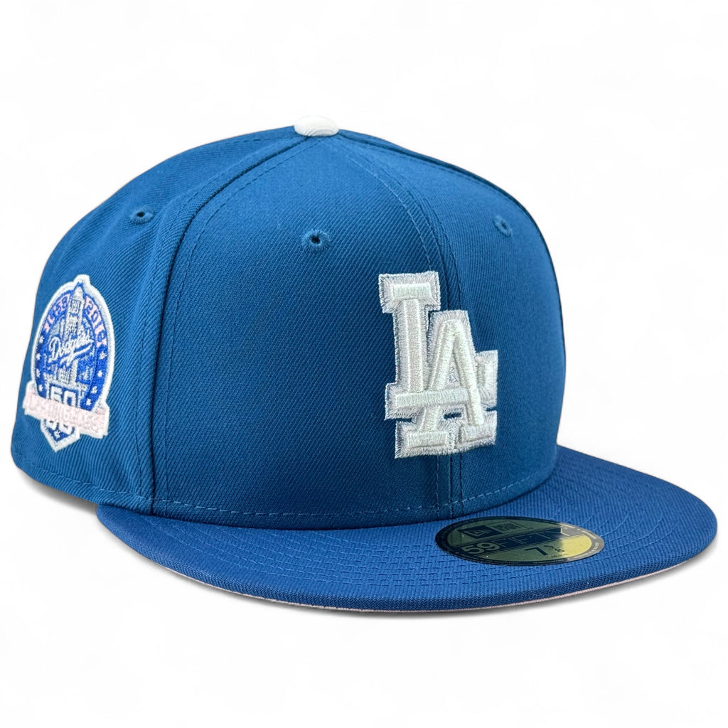 Los Angeles Dodgers 🕊️💙 RAISED IN LA 💙🕊️ New Era 59Fifty Fitted Hat - Seashore Blue