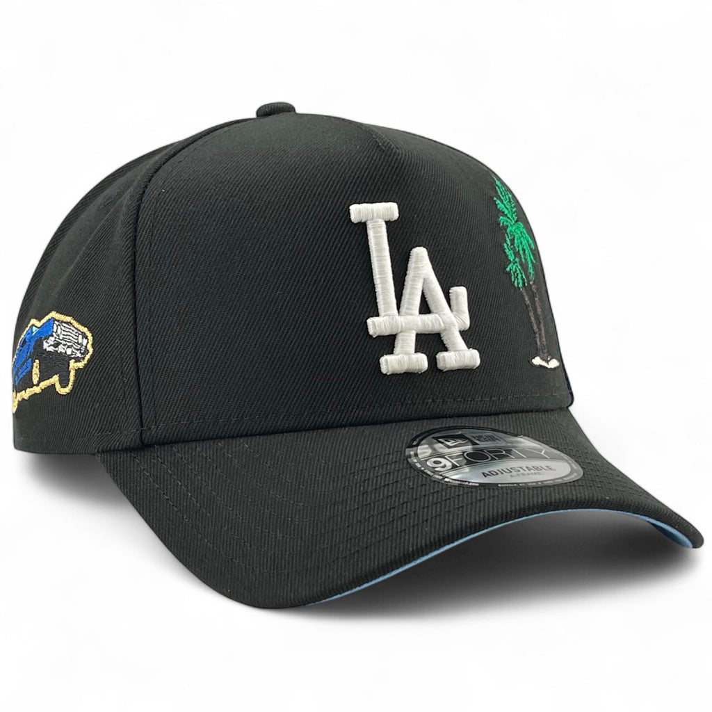 Los Angeles Dodgers "Lowrider" New Era 9Forty A-Frame Snapback Hat - Black