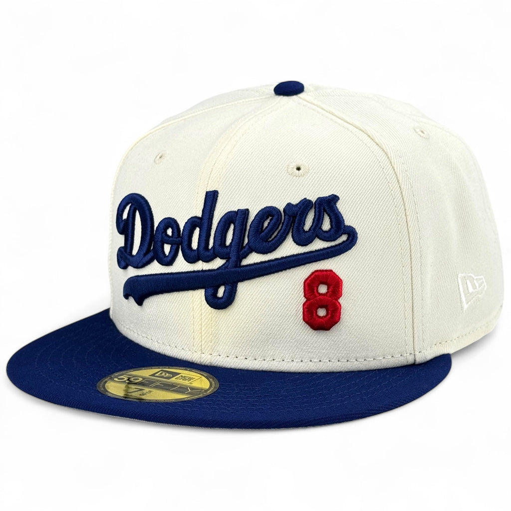 Los Angeles Dodgers GR8NESS PACK New Era 59Fifty Fitted Hat - Chrome White / Royal