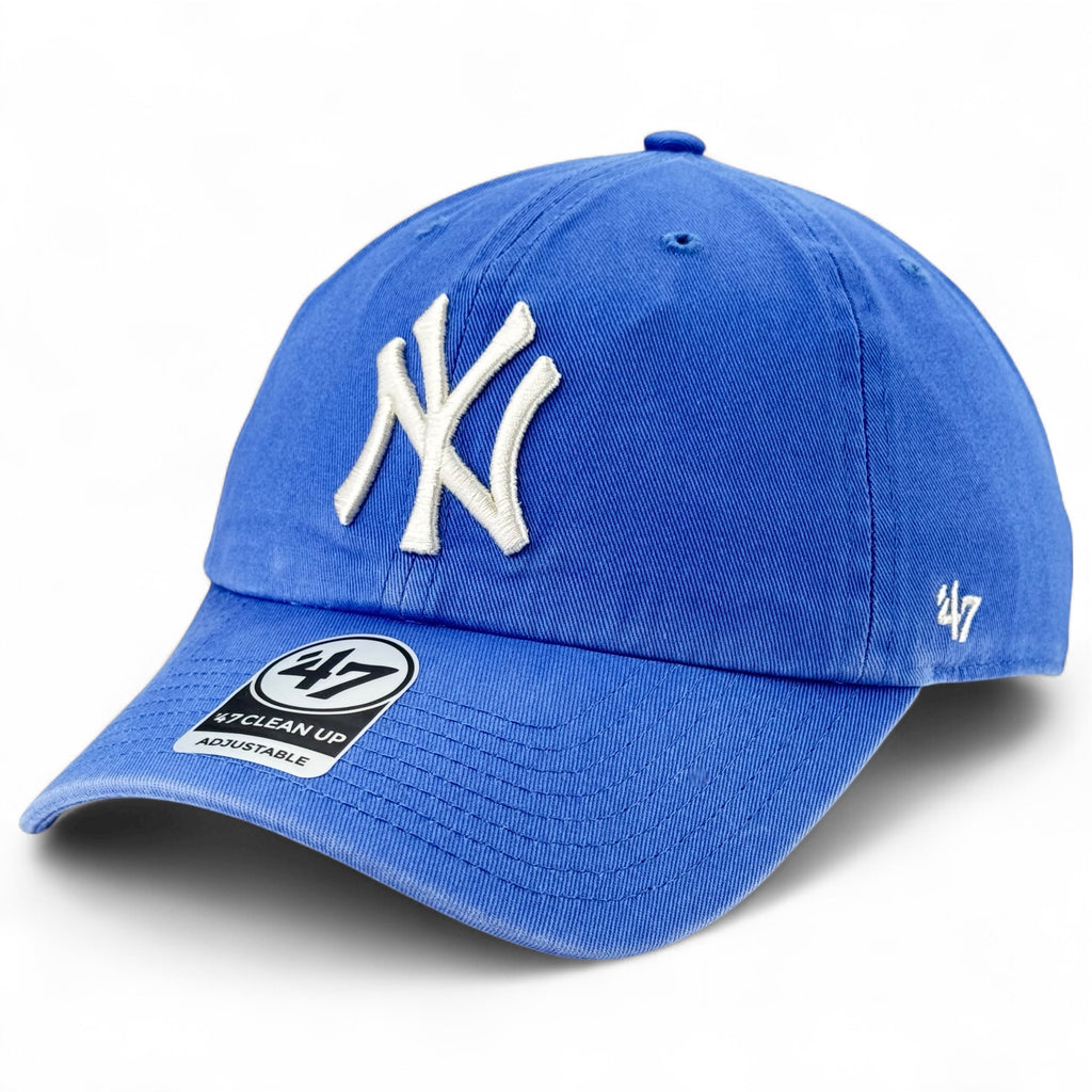 New York Yankees 47 Brand Clean Up Cap - Washed Blue