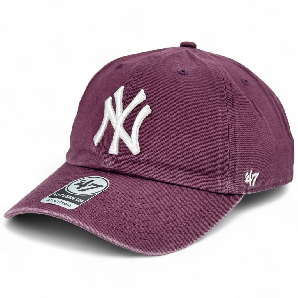 New York Yankees 47 Brand Clean Up Cap - Eggplant