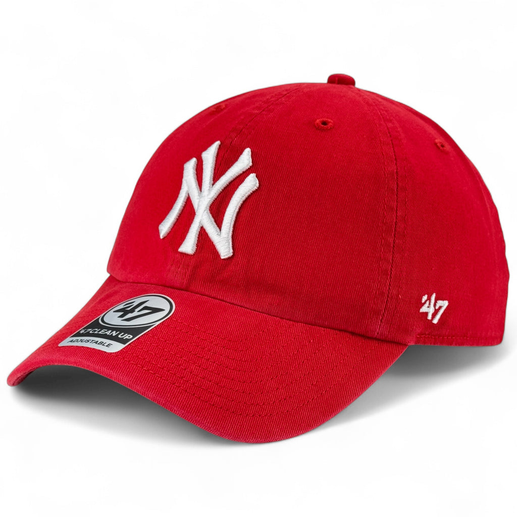New York Yankees 47 Brand Clean Up Cap - Red