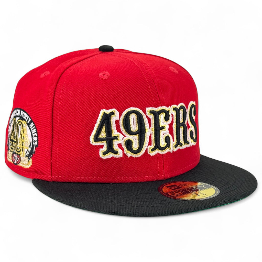 San Francisco 49ers  New Era 59Fifty Fitted Hat - Red / Black