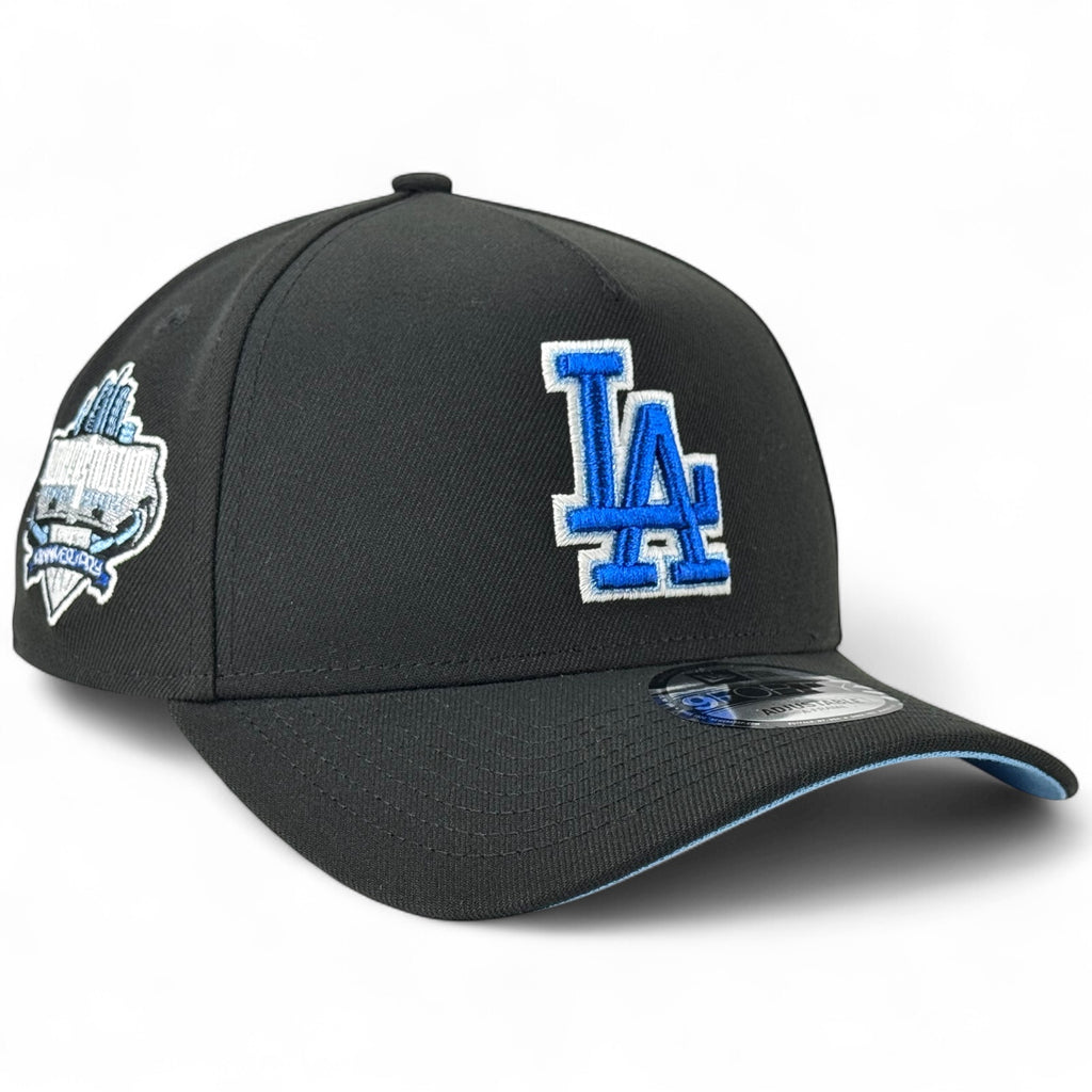 Los Angeles Dodgers 40th Stadium Anniversary New Era 9Forty A-Frame Snapback Hat - Black