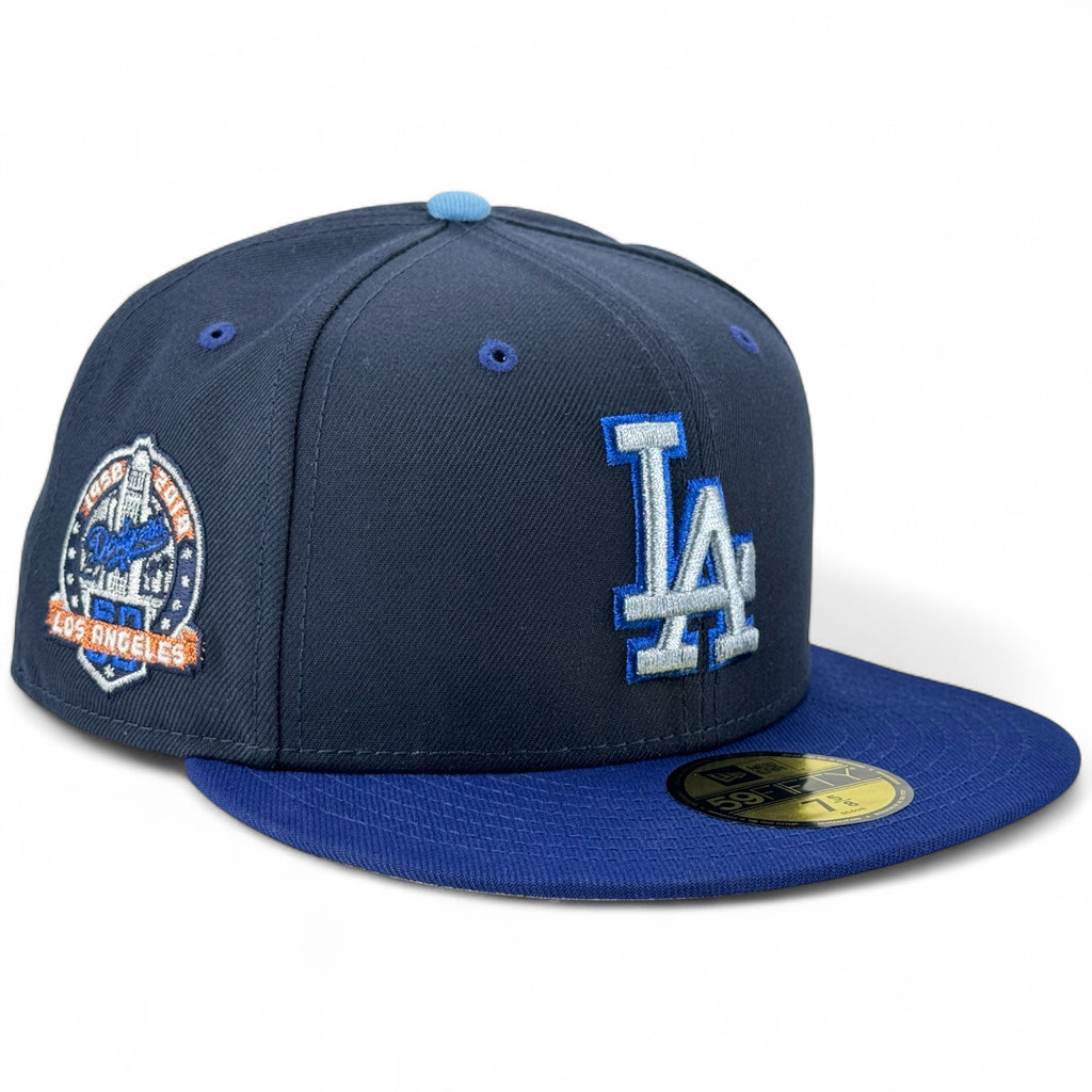 Los Angeles Dodgers 🏁 60 SHADES OF HUSSLE 🏁 New Era 59Fifty Fitted Hat - Navy / Royal