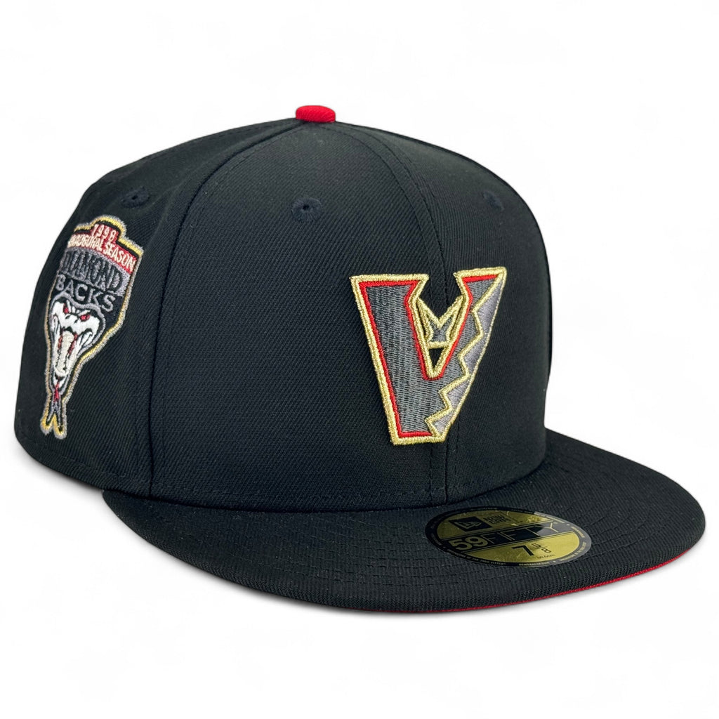 Arizona Diamondbacks 🧛🏻‍♂️ VOLTURI VBACKS 🧛🏻‍♂️ New Era 59Fifty Fitted Hat - Black
