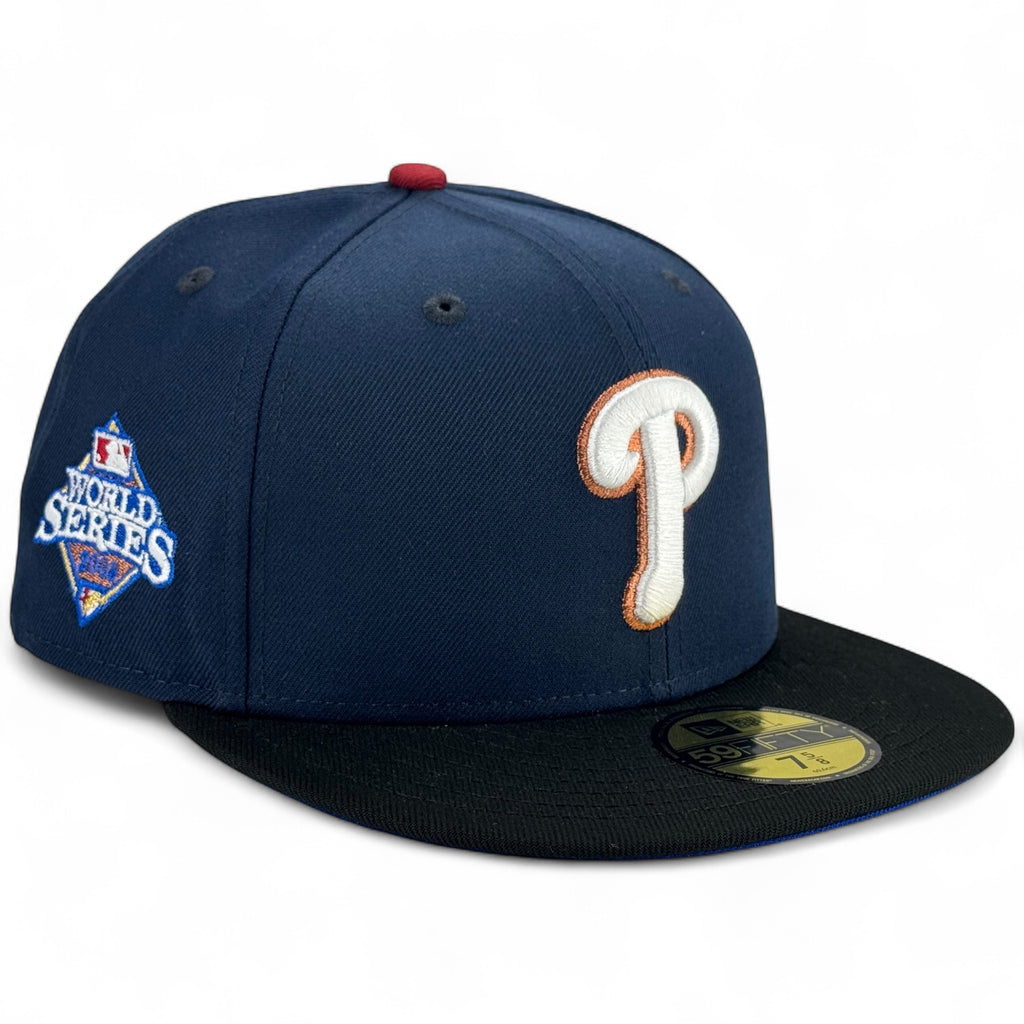 Philadelphia Phillies 🔔 SLAMADELPHIA 🔔 New Era 59Fifty Fitted Hat - Navy / Black