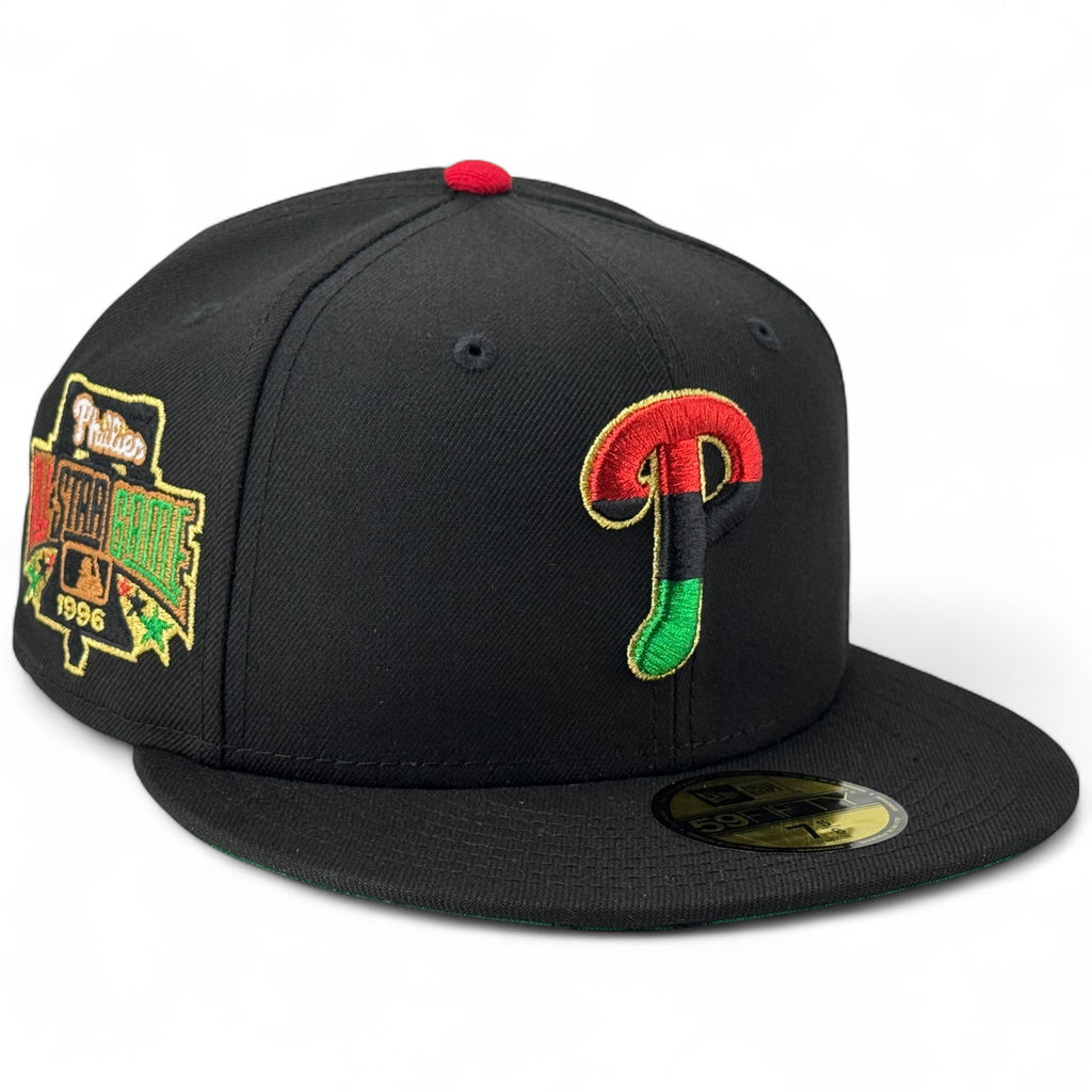 Philadelphia Phillies 🏔️✊🏾 FOR THE ANCESTORS ✊🏾🏔️ New Era 59Fifty Fitted Hat - Black