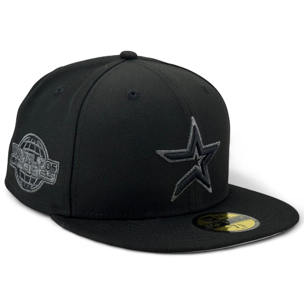 Houston Astros 🐾 BLACK CAT 2.0 🐾 New Era 59Fifty Fitted Hat - Black