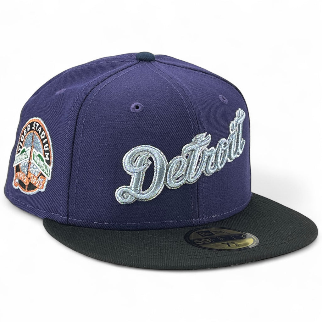 Detroit Tigers ⛰️ Saints Row II ⛰️ New Era 59Fifty Fitted Hat - Purple / Black