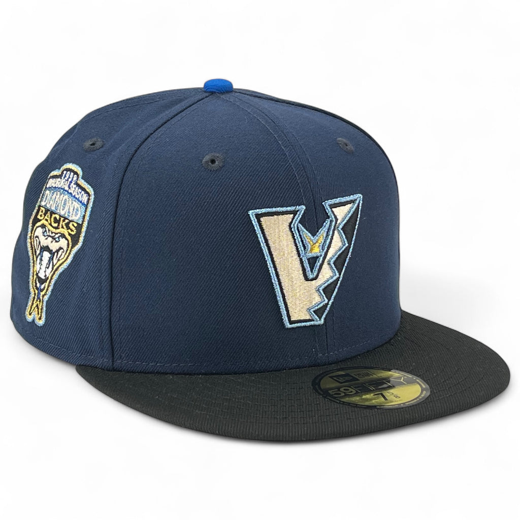 Arizona Diamondbacks ⚡️ SAIYAN VBACKS ⚡️ New Era 59Fifty Fitted Hat - Navy / Black