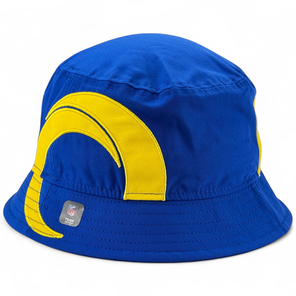 Los Angeles Rams New Era Helmet Bucket Hat - Royal