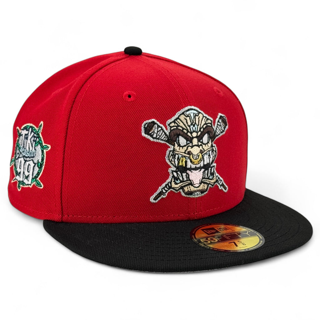 Tikiman 🎂 SZN 26 🎂 New Era 59Fifty Fitted Hat - Red / Black
