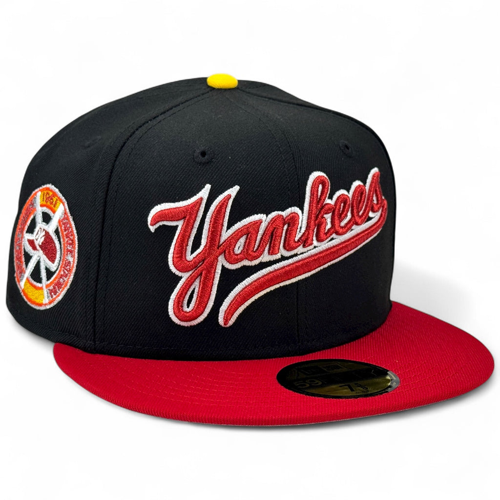 New York Yankees 🇵🇷 CUCHIFRITOS 🇵🇷 New Era 59Fifty Fitted Hat - Black / Red