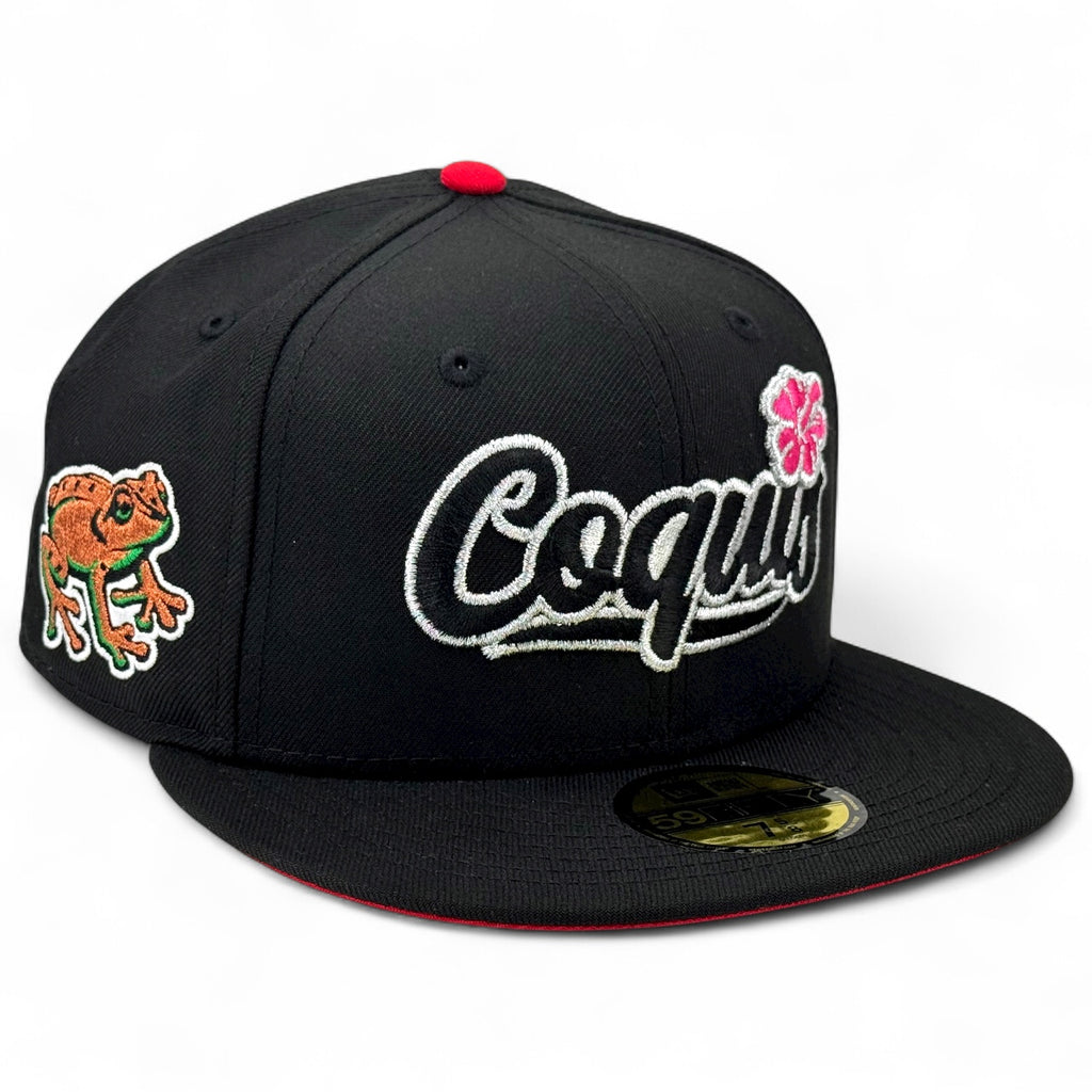 Lehigh Coquis 🐸 🇵🇷 THE REAL DEAL 🇵🇷🐸 New Era 59Fifty Fitted Hat - Black