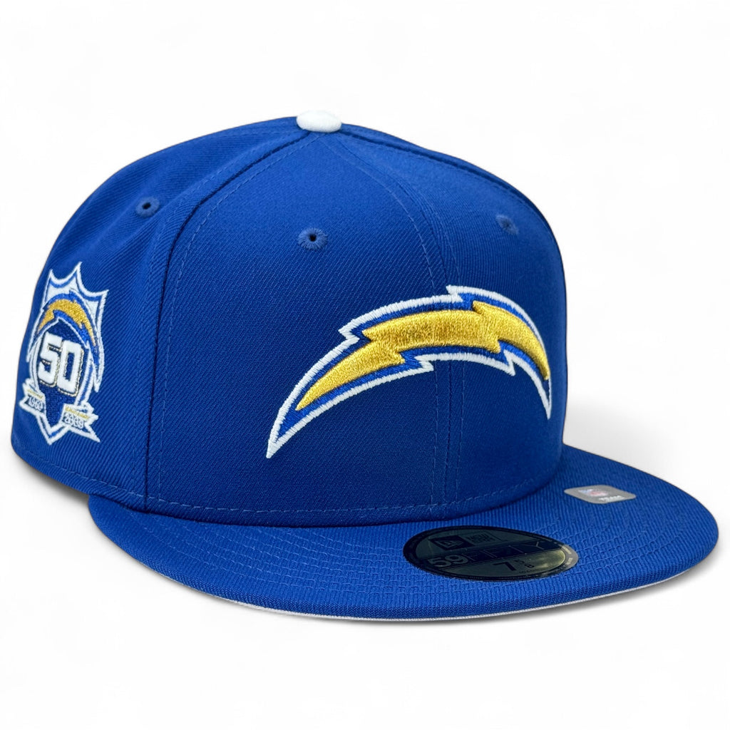 Los Angeles Chargers ⚡️ COLOR RUSH BOLTS ⚡️ New Era 59Fifty Fitted Hat - Royal