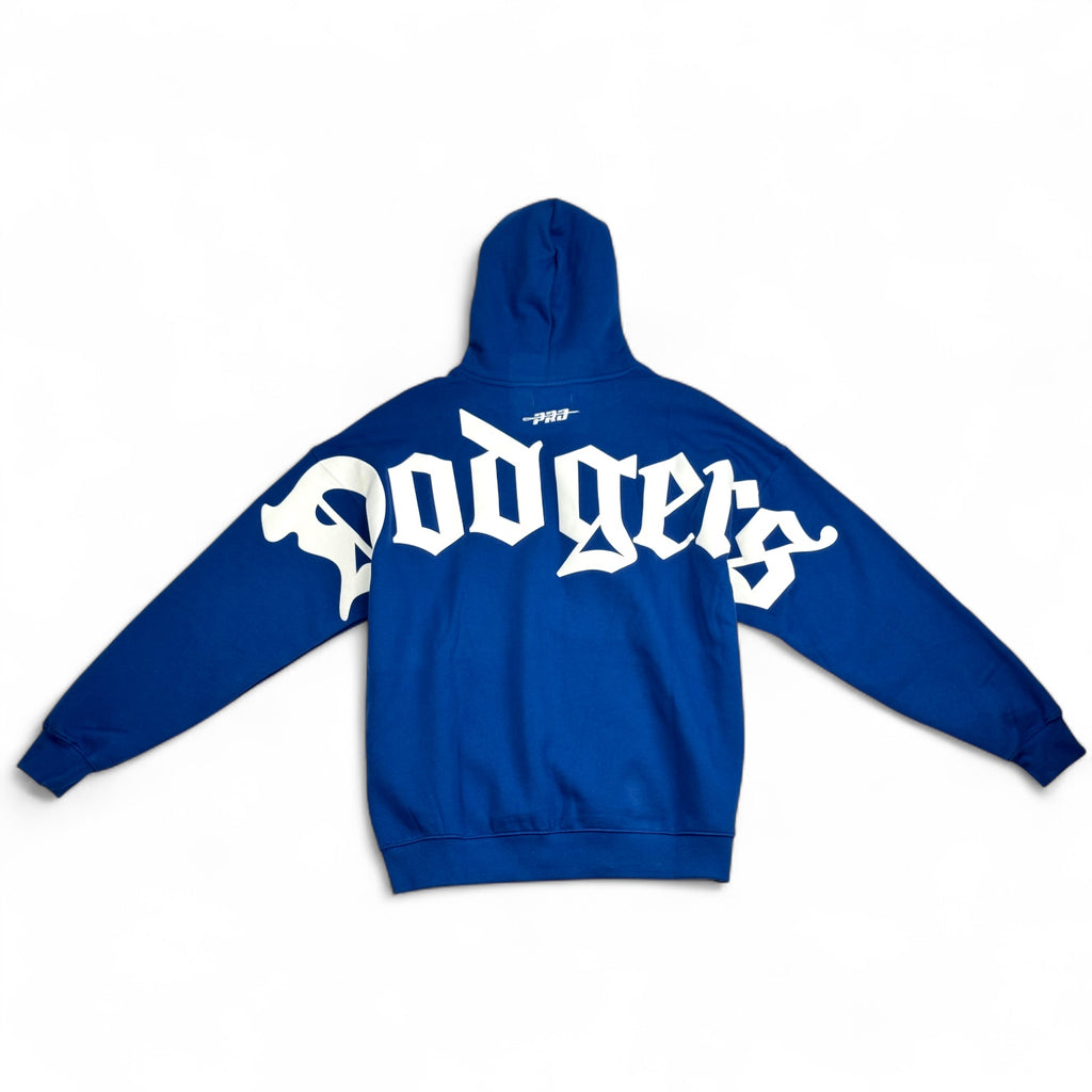 Los Angeles Dodgers ✨ DODGERLAND ✨ Wingspan Drop Shoulder Fleece Pullover Hoodie Sweater - Royal