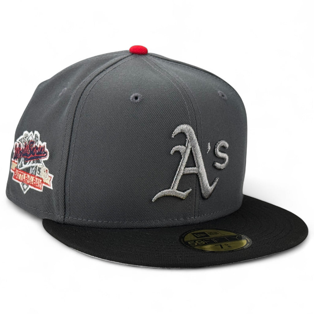 Oakland Athletics 🏍️ Sons of A’s 🏍️ "Cinema & Chill Pack" New Era 59Fifty Fitted Hat - Graphite / Black