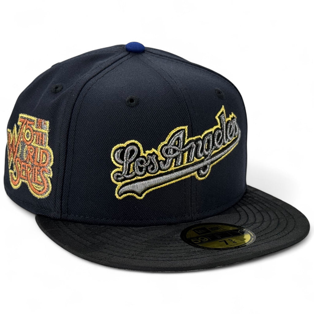 Los Angeles Dodgers 🔪🪖 CHUCKY 3 🪖🔪 🏔️ RUSHMORE HALLOWEEN 🏔️ New Era 59Fifty Fitted Hat - Navy / Black Camo