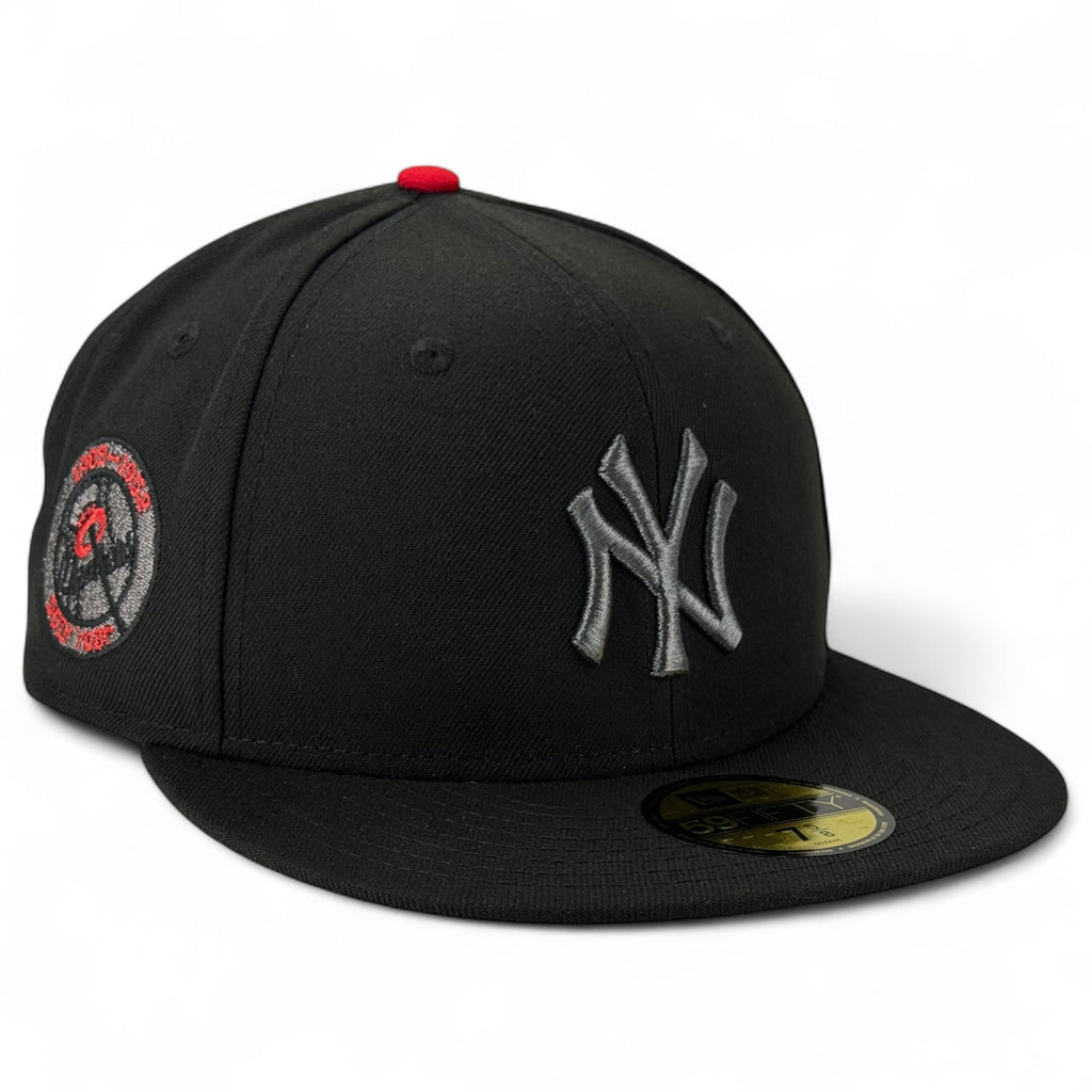 New York Yankees 🔪🩸JASON TAKES MANHATTAN🩸🔪 🏔️ RUSHMORE HALLOWEEN 🏔️ New Era 59Fifty Fitted Hat - Black