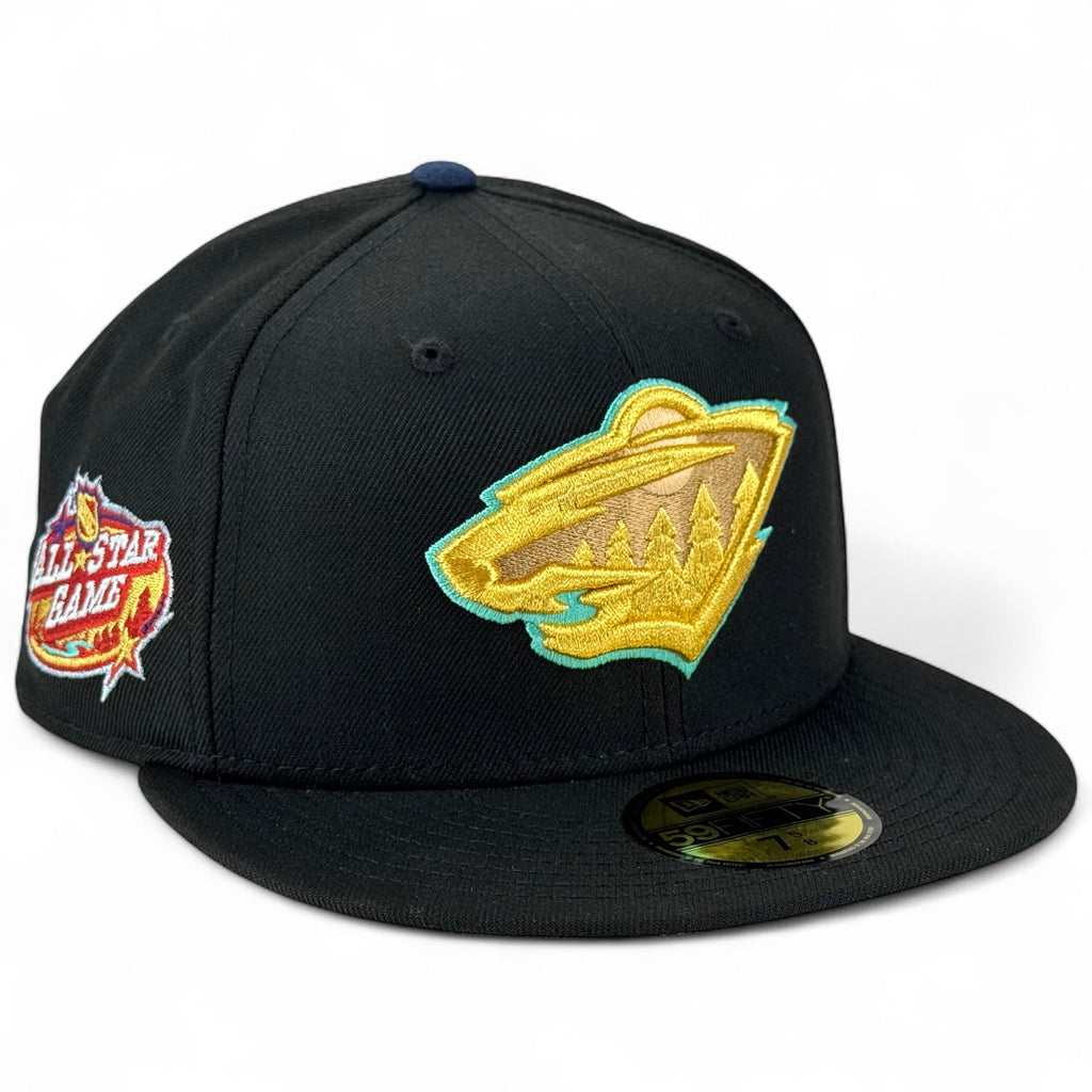 Minnesota Wild ❄️🦁 ASLAN 🦁❄️ New Era 59Fifty Fitted Hat - Black