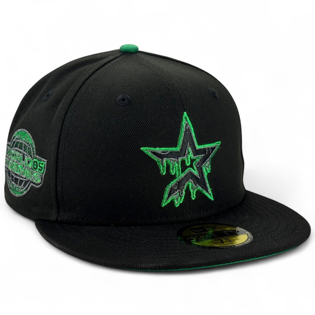 Houston Astros 👽 ALIEN STROS 👽 New Era 59Fifty Fitted Hat - Black