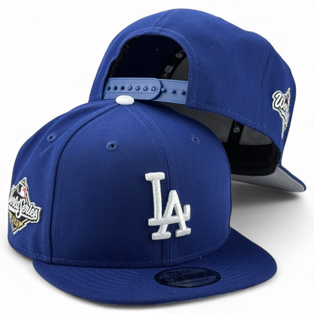 Los Angeles Dodgers New Era 2025 World Series Side Patch 9FIFTY Snapback Hat - Royal