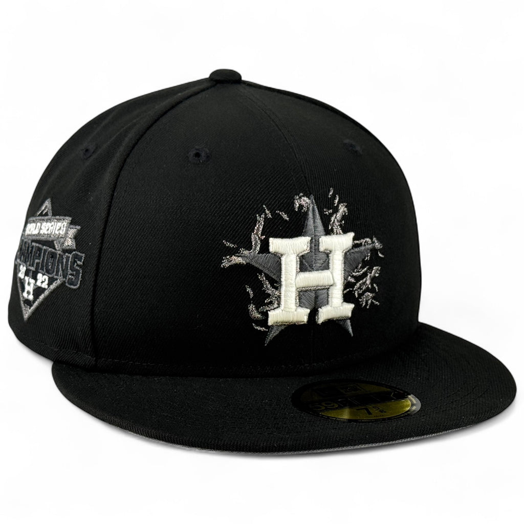 Houston Astros 🐦‍⬛ THE CROW STROS 🐦‍⬛ New Era 59Fifty Fitted Hat - Black