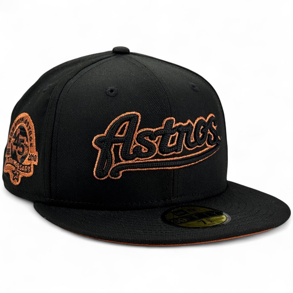 Houston Astros 🍂 HTOWN PUMPKIN PATCH 🍂 New Era 59Fifty Fitted Hat - Black