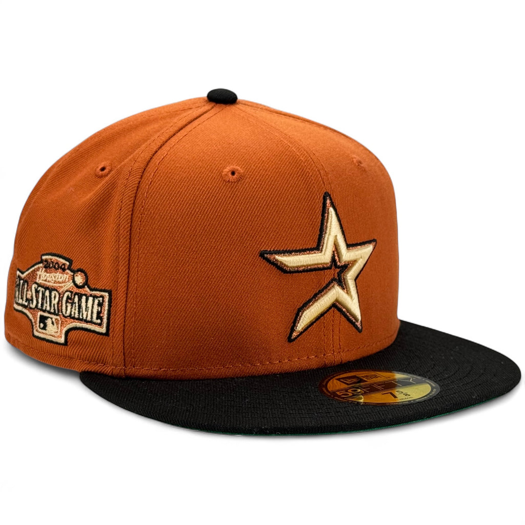 Houston Astros 🍂 HTOWN PUMPKIN PATCH 🍂 New Era 59Fifty Fitted Hat - Rust Orange / Black
