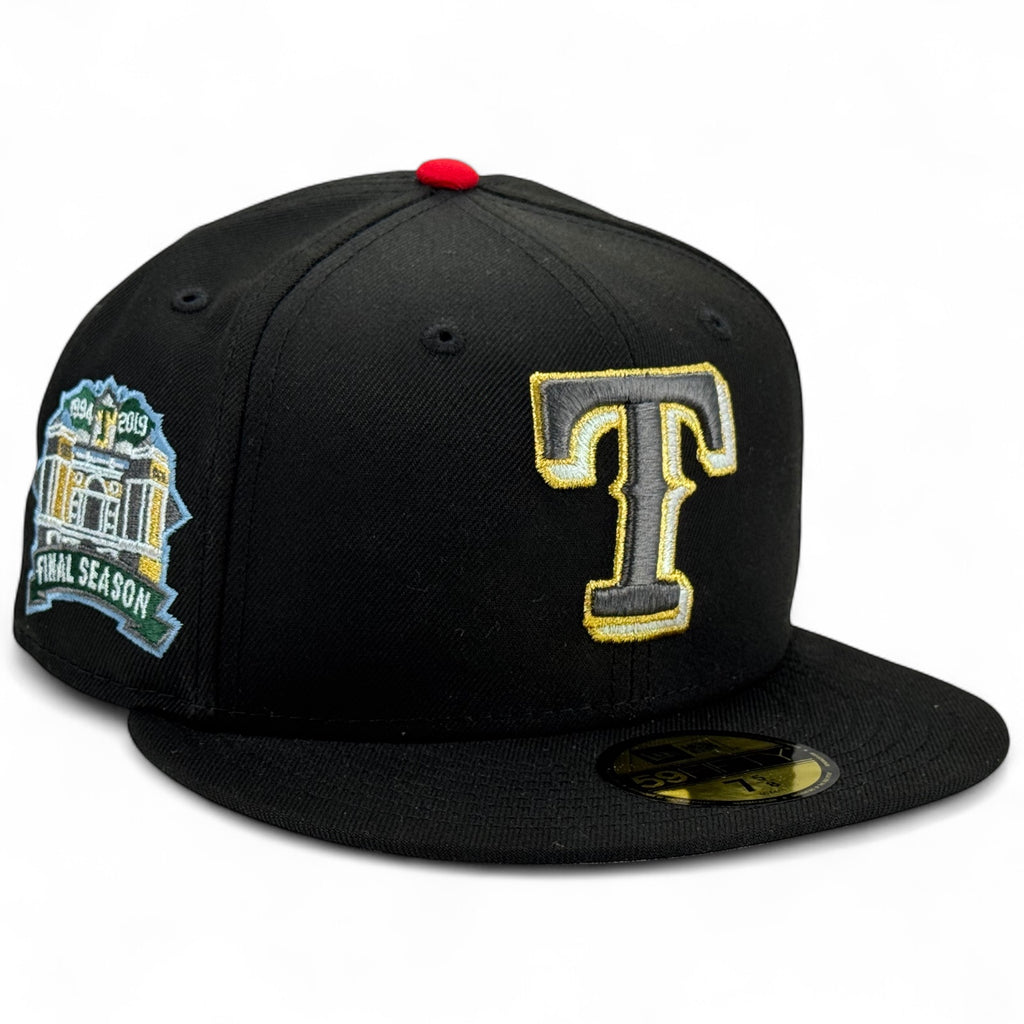 Texas Rangers 💰🖤 TONY TEXAS 🖤💰 New Era 59Fifty Fitted Hat - Black