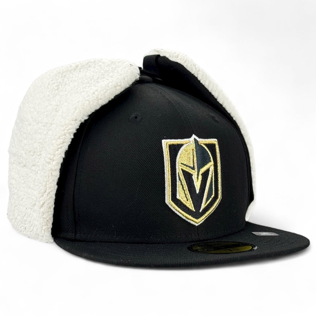 Vegas Golden Knights Official Team Color Dog Ear 59FIFTY Fitted Hat - Black