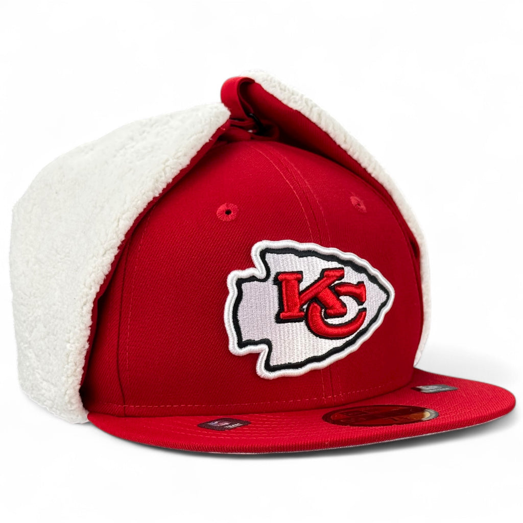 Kansas City Chiefs Official Team Color Dog Ear 59FIFTY Fitted Hat - Red