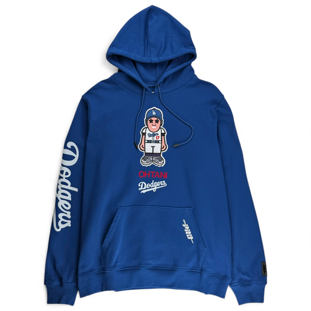 Los Angeles Dodgers Ohtani Brick Pullover Hoodie Sweater - Royal
