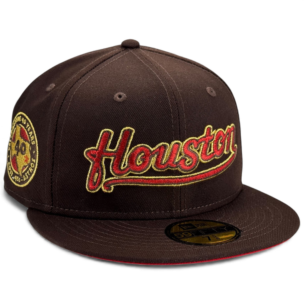 Houston Astros 🍫🎟️ ✨ GOLDEN TICKET 🍫🎟️ ✨ New Era 59Fifty Fitted Hat - Burntwood
