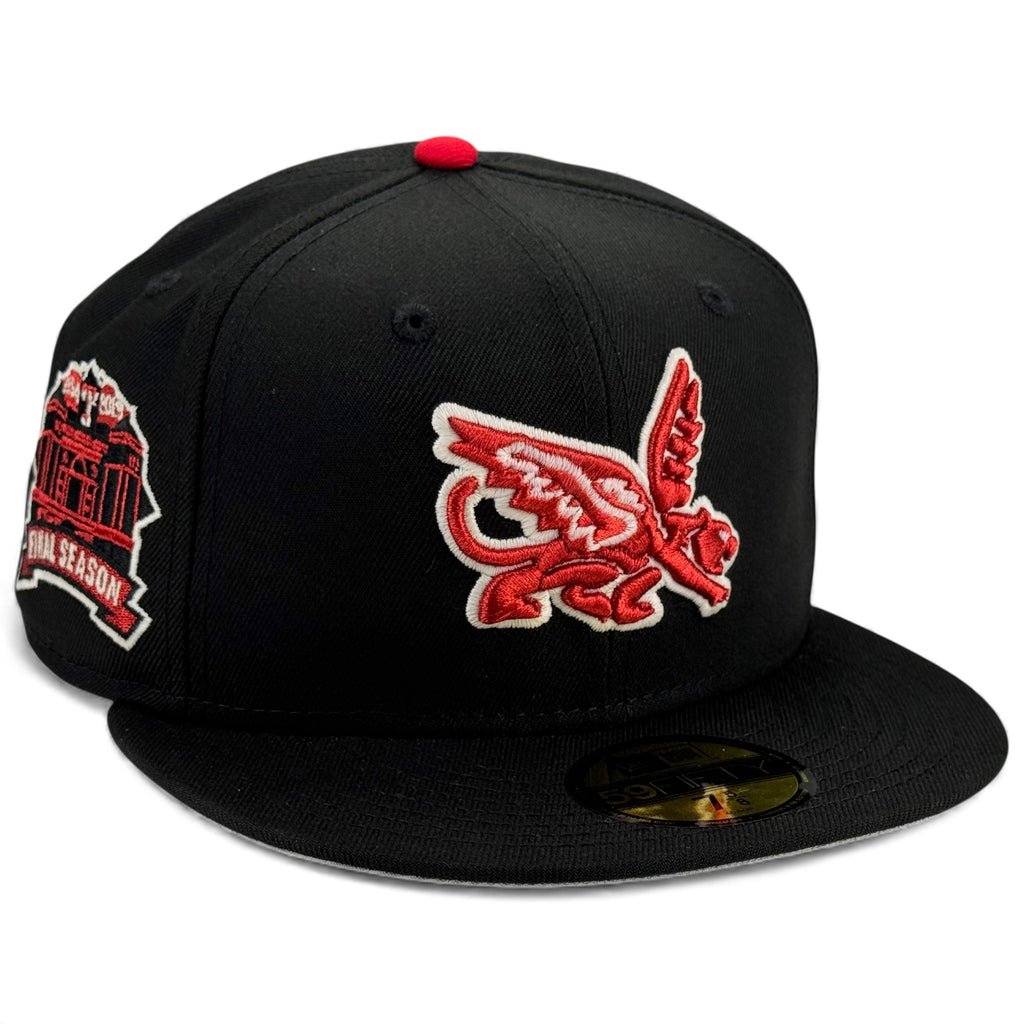 Texas Rangers 🌆 TRIPLE D: Pegasus 🏙️ New Era 59Fifty Fitted Hat - Black