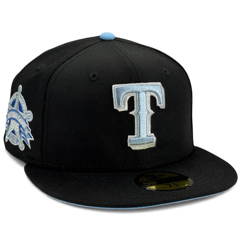 Texas Rangers 🌆 TRIPLE D: The Ball 🏙️ New Era 59Fifty Fitted Hat - Black