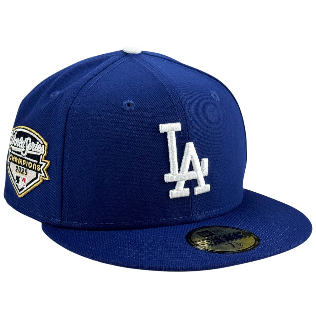 Los Angeles Dodgers 2025 World Series Champions Authentic Collection New Era 59Fifty Fitted Hat - Royal