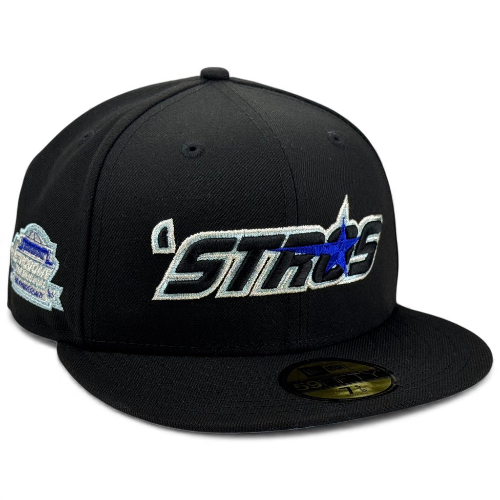 Houston Astros ❄️ NIGHT KING ❄️ New Era 59Fifty Fitted Hat - Black / Black