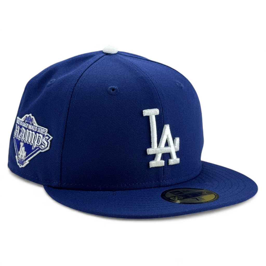 Los Angeles Dodgers 2025 "DIAMOND" World Series Champions Authentic Collection New Era 59Fifty Fitted Hat - Roya