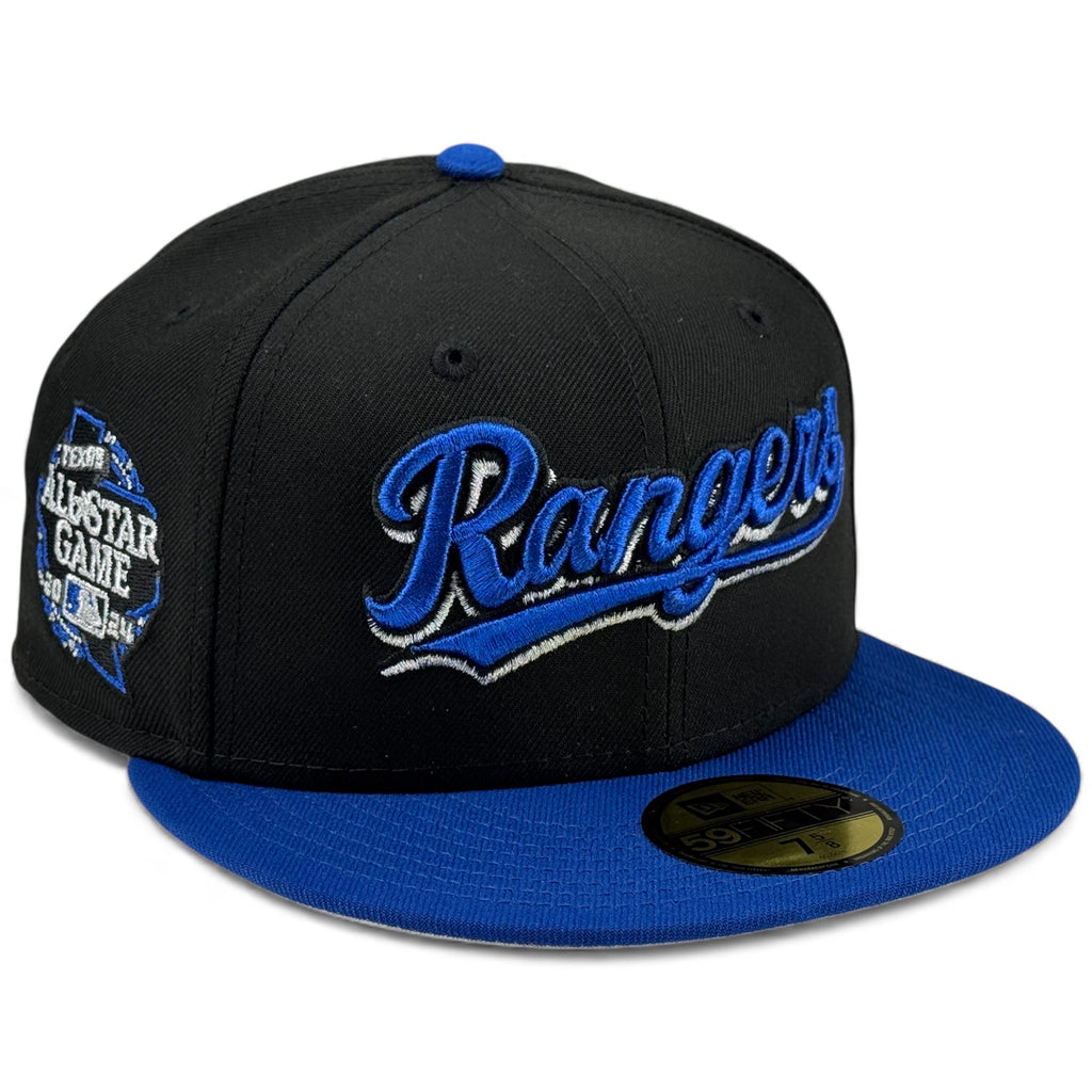 Texas Rangers 🔵 THE DUKE OF DALLAS 🔵 New Era 59Fifty Fitted Hat - Black / Royal