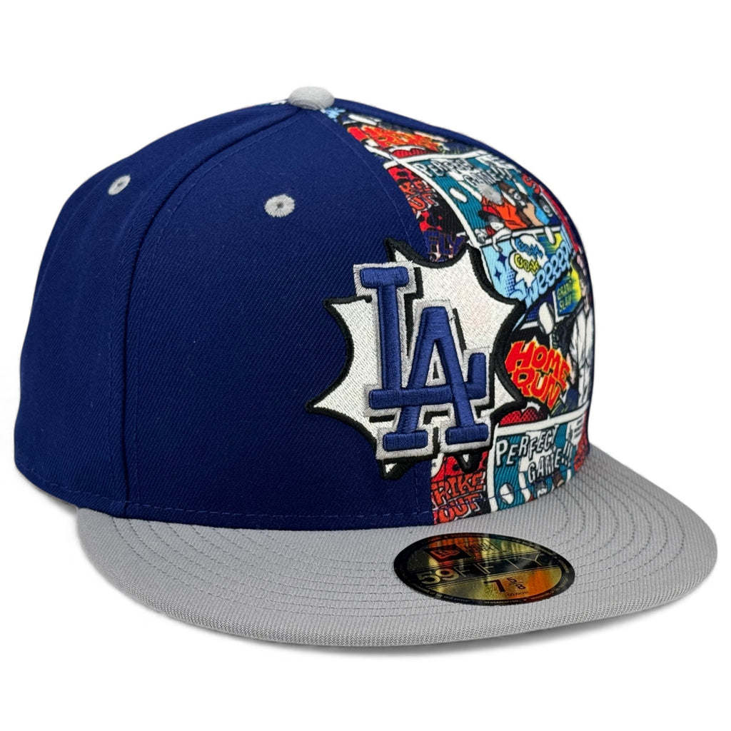 Los Angeles Dodgers 2025 MLB Diamond Hero Edition New Era 59FIFTY Fitted Hat - Royal Blue / Grey