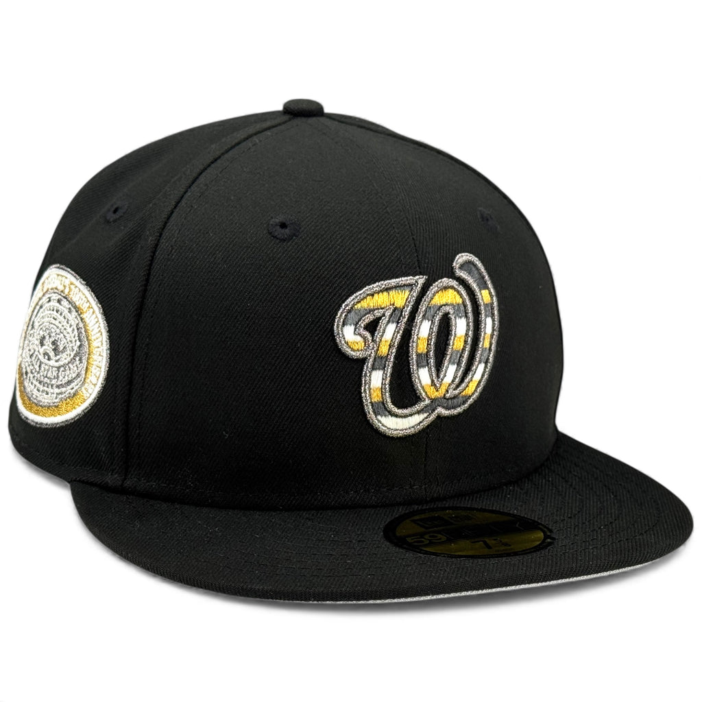 Washington Nationals 🏔️ The Wasp 🏔️ New Era 59Fifty Fitted Hat - Black