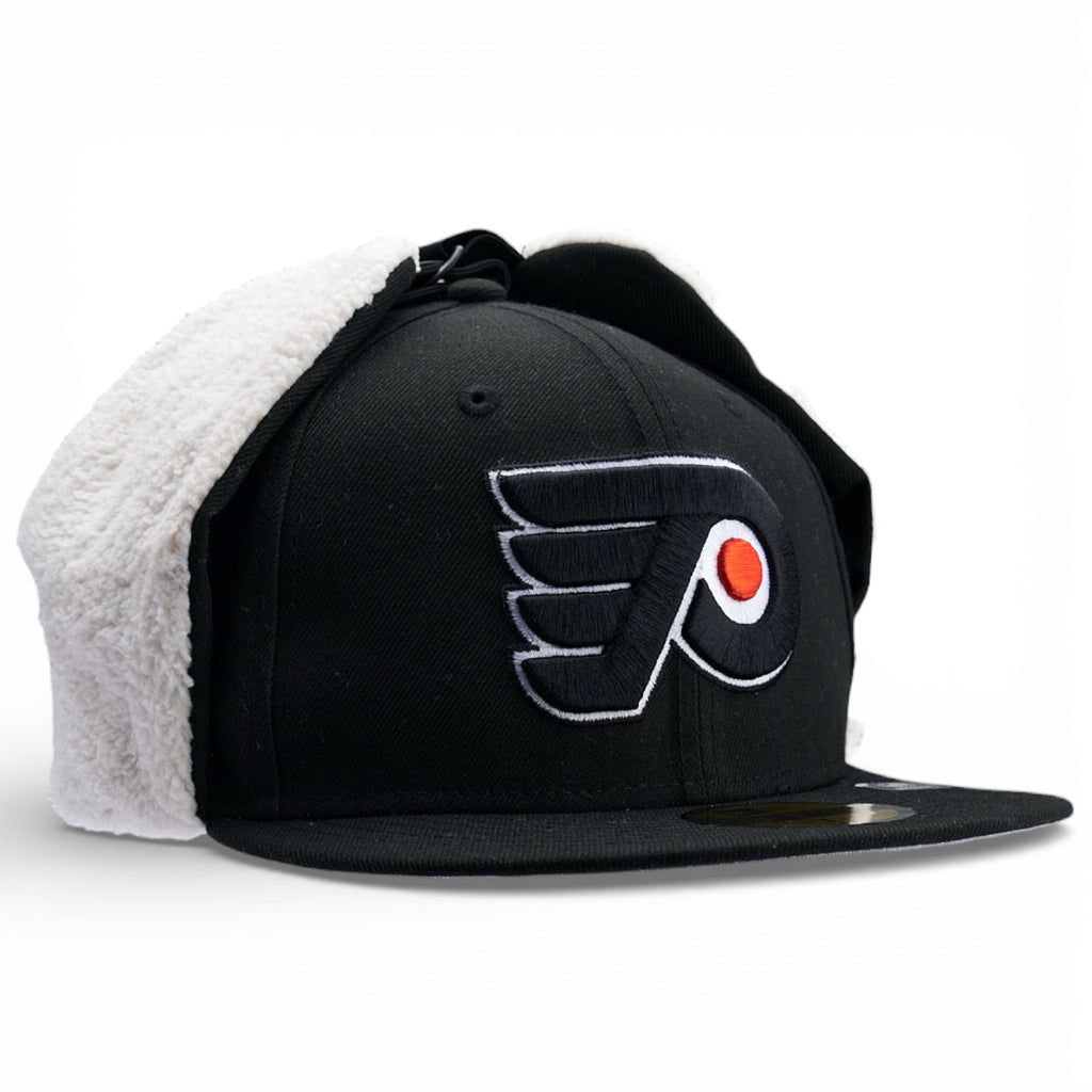 Philadelphia Flyers Official Team Color Dog Ear 59FIFTY Fitted Hat - Black